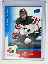2020-21 Team Canada Juniors - Blue Exclusives #71 - Theo Rochette (Mult.)