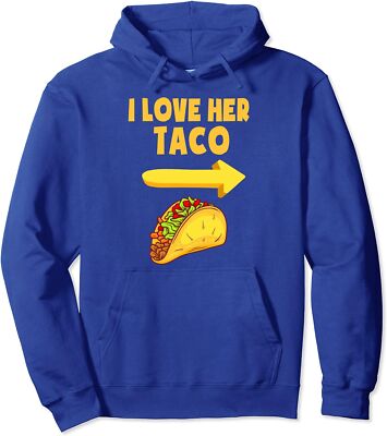 I Love Her Taco Funny Matching Couple Cinco De Mayo Long Sleeve Tshirt