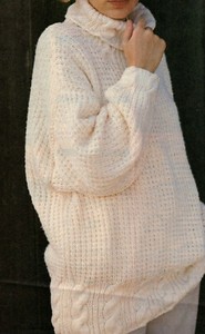 cowl neck sweater knitting pattern