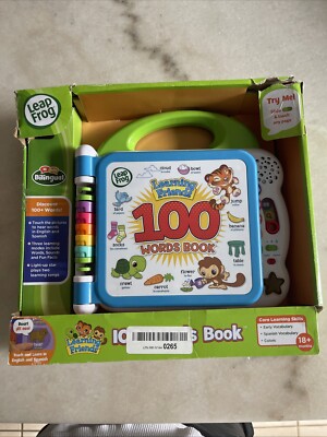 LeapFrog Learning Friends 100 Words Book (Frustration Free Packaging), Green 
