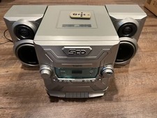 Venturer CD1670 CD, Tape, Radio Player with Speakers and Remote CD Player Broken