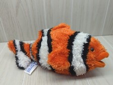 Princess soft toys Melissa Doug Clown Fish Plush 12" shaggy fur open mouth