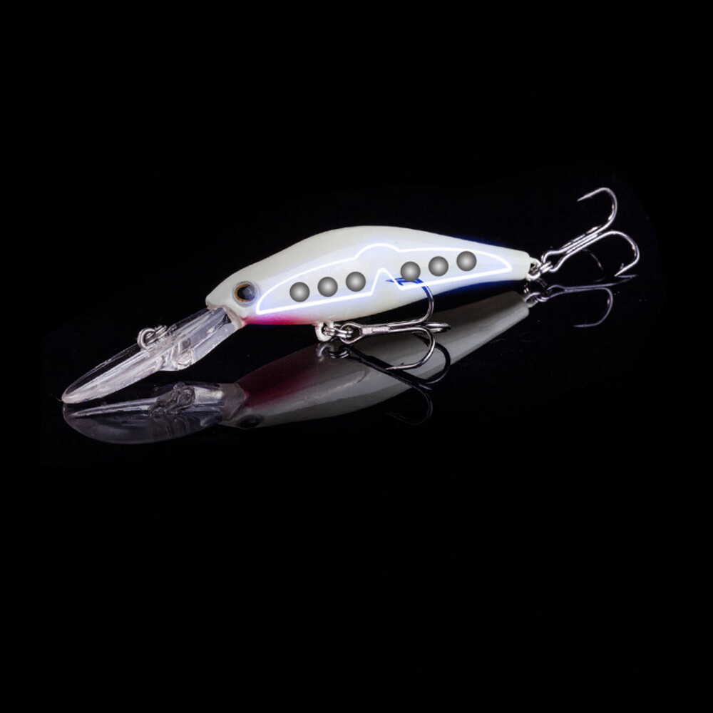 50Pcs 3.5in Minnow Pencil Swimbait Fishing Lures Long Beak Crankbait With Box - Image 6