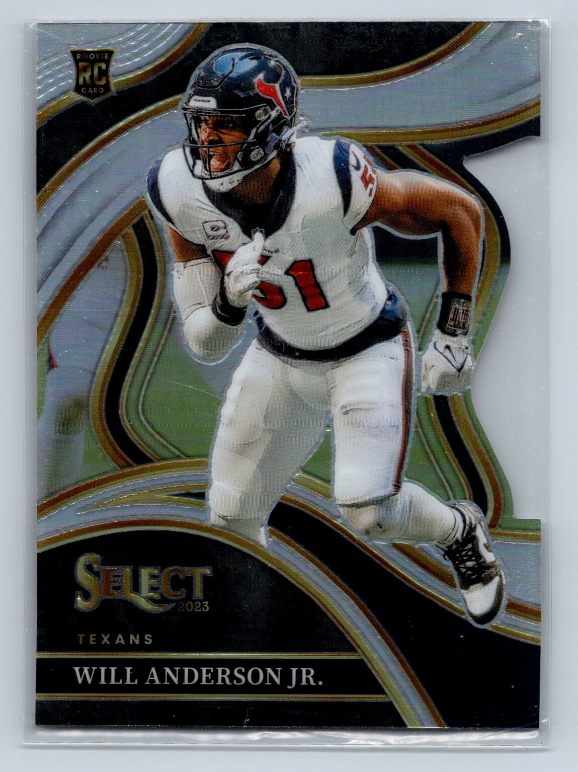 2023 Panini Select Will Anderson Jr. Rookie Silver Die Cut Prizm 207
