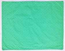 Pottery Barn Kids Mini Dot Pillow Sham Green White 100 Organic Cotton