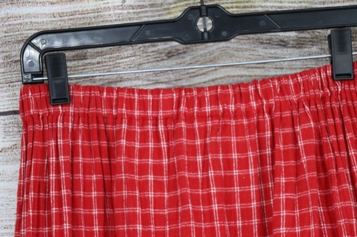 VINTAGE Lucia Lukken Broomskirts Womens Size Medium Pull On Maxi Skirt Red - Picture 2 of 5