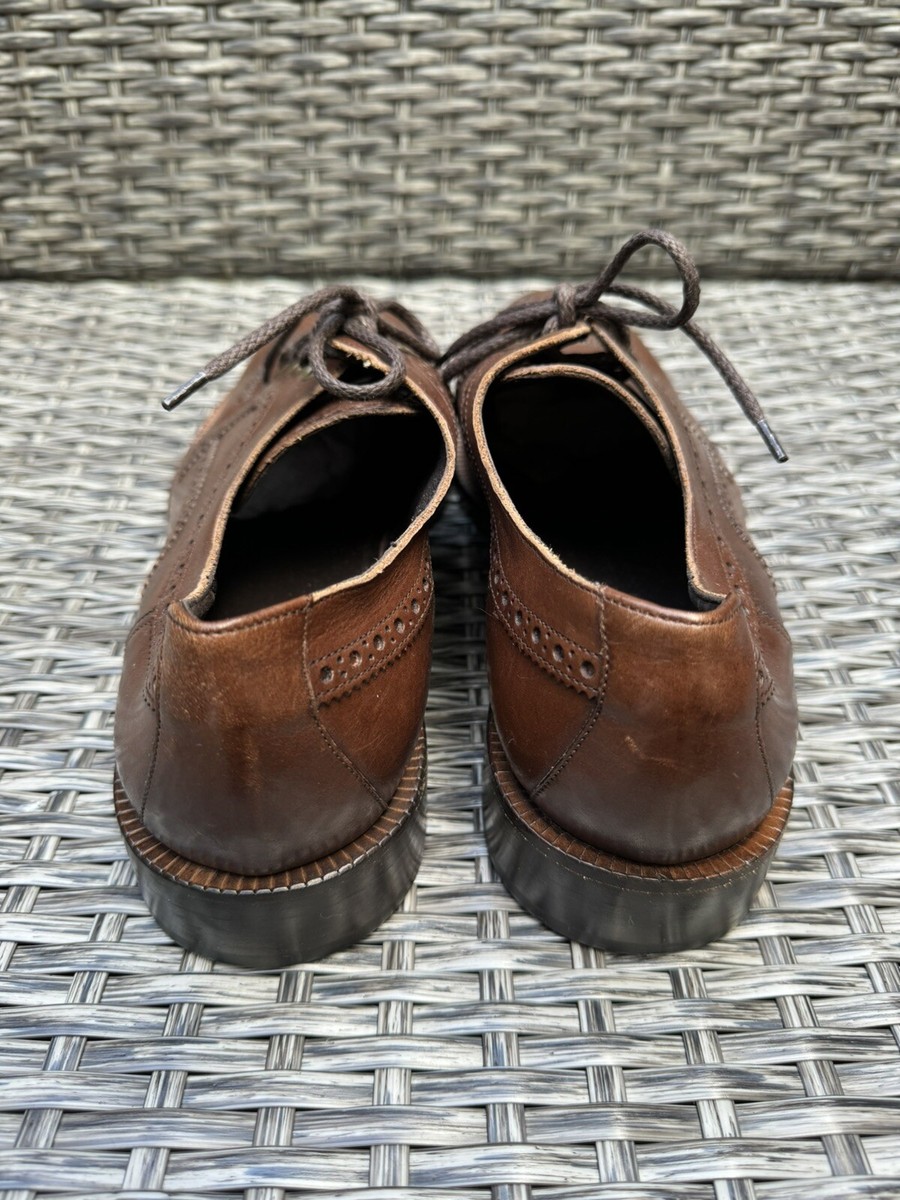 JImmy Choo Leather Wing Tip Lace Up Oxford Dress Shoes in  display picture 1