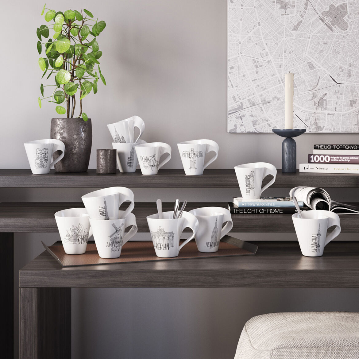 Villeroy & Boch Mug - Modern Cities of The World Cups 300ml