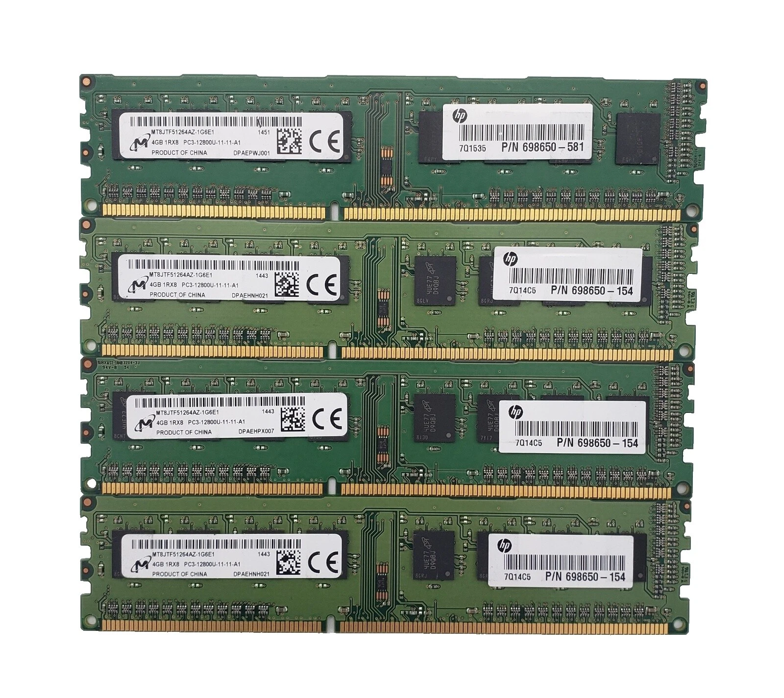 Ordenador Micron DDR3 SDRAM Memoria (RAM)