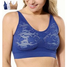 Rhonda Shear Ahh Bra with Adjustable Straps and Lace Detail 3 Pack