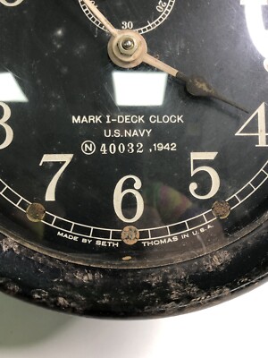 US NAVY MARK 1 DECK CLOCK 1942年　説明文必読 s-l1200.jpg