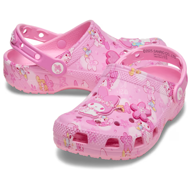 CROCS HELLO KITTY MY MELODY CLASSIC CLOG size J4/W6