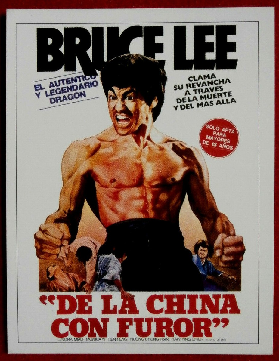 BRUCE LEE, FILM POSTER SERIES Card #13 DE LA CHINA CON FUROR