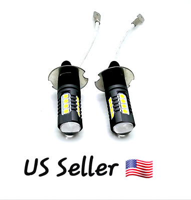 1 Pair Super LED light bulbs for McCormick Tractor (2002-Newer) 42570987 12v 55w
