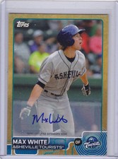 MAX WHITE 2015 TOPPS PRO DEBUT GOLD CERTIFIED AUTOGRAPH ISSUE CARD 31/50 ROCKIES