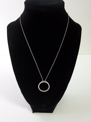 Diamant Eternity Collier Sterlingsilber 0,18 cctw J/K Reinheit 73291 von Kohls