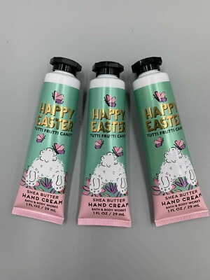 Bath & Body Works Happy Easter Tutti Frutti Candy Cream Full Sz 1oz S/3 #294B