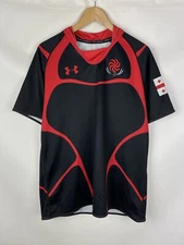Under Armour Georgia Men’s Rugby Shirt Jersey Size ~ L