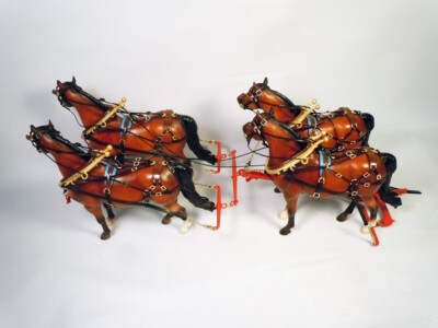 Model Expo MS6023 - 4 Horses Hitch And Harnesses (Horses Not Included)