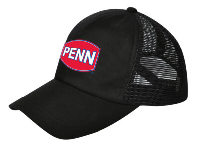 Penn Performance Cap Hat Trucker Style with Mesh Black Color 1290870 Free Ship'g