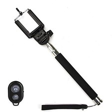 Extendable Selfie Stick Monopod With Wireless Remote Shutter For Phone Camera