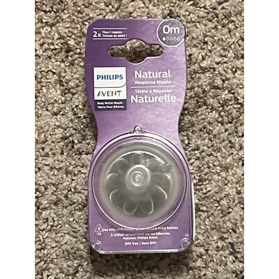Philips Avent Natural Response Nipple 0 Months Flow 1 Nipples