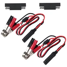 SAE to Battery Alligator Clip - 1.5FT 12V SAE 2Pin Quick Disconnect Cable SAE...