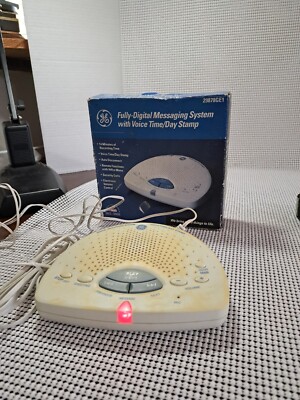GE Fully-Digital Messaging System With Voice Time/Day Stamp 29878GE1