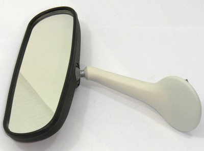 REAR VIEW MIRROR WHITE FITS VOLKSWAGEN TYPE1 BUG 1968-1977