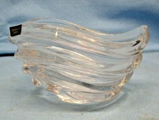 Crystalite Bohemia 6-1/2" Lead Free Crystal Bowl "Tide" 