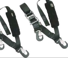 Ratchet Tie Downs: Powertye Big Daddy w/2 Snap-Hook Ends and Sewn-in Sheepskin