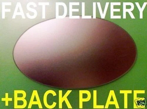 BMW MINI COOPER 2001-06 DOOR WING MIRROR GLASS FLAT +PLATE RIGHT OR LEFT