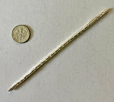 99.9%+ pure SILVER Anode / Cathode rough cut rod about: 7.5 g / 3mm dia X  5 in