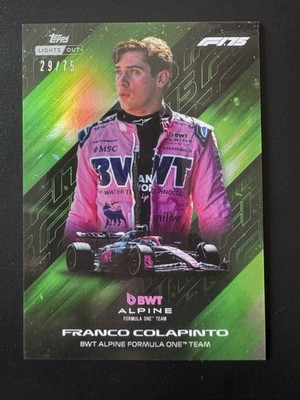 Topps F1 Lights Out Franco Colapinto /75