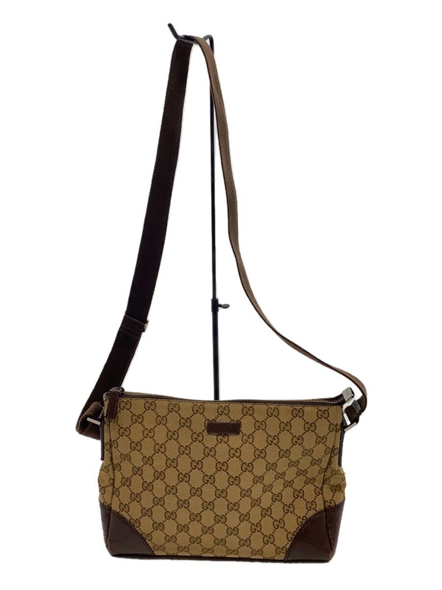 GUCCI GG Canvas Shoulder Bag in Classic Monogram Design