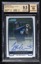 2012 Bowman Chrome Prospects Tyler Austin #BCA-TA BGS 9.5 GEM MINT Auto h3a
