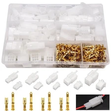 580pcs 2.8MM Automotive Wire Connectors Terminals Kit 2 3 4 6 9 Pin Header Crimp