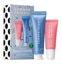 Sephora Beauty Insider Set SUMMER FRIDAY Jet Lag Mask & Lip Butter Balm New