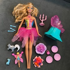 2005 Barbie Fairytopia Elina Doll Accessories Lot Works Mattel No Wings EUC