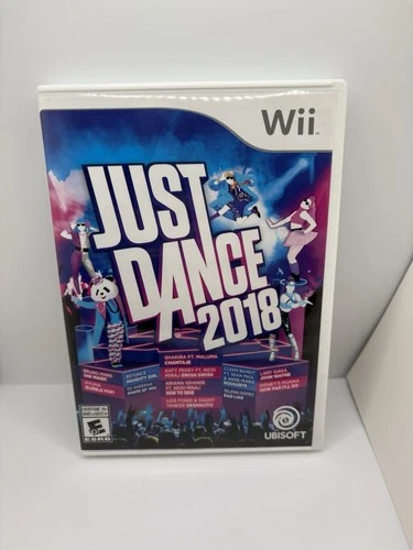 Just Dance 2018 Nintendo Wii Dance Rhythm Party Game Complete CIB Kids Family