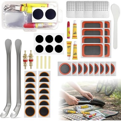 Fahrrad Flickzeug Set 56 Stück Reparaturset  langlebig Tragbar