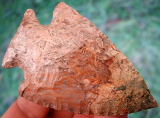 Super Fine 3 1/8 inch G10 Georgia Coastal Flint Benton Point with COA Arrowheads