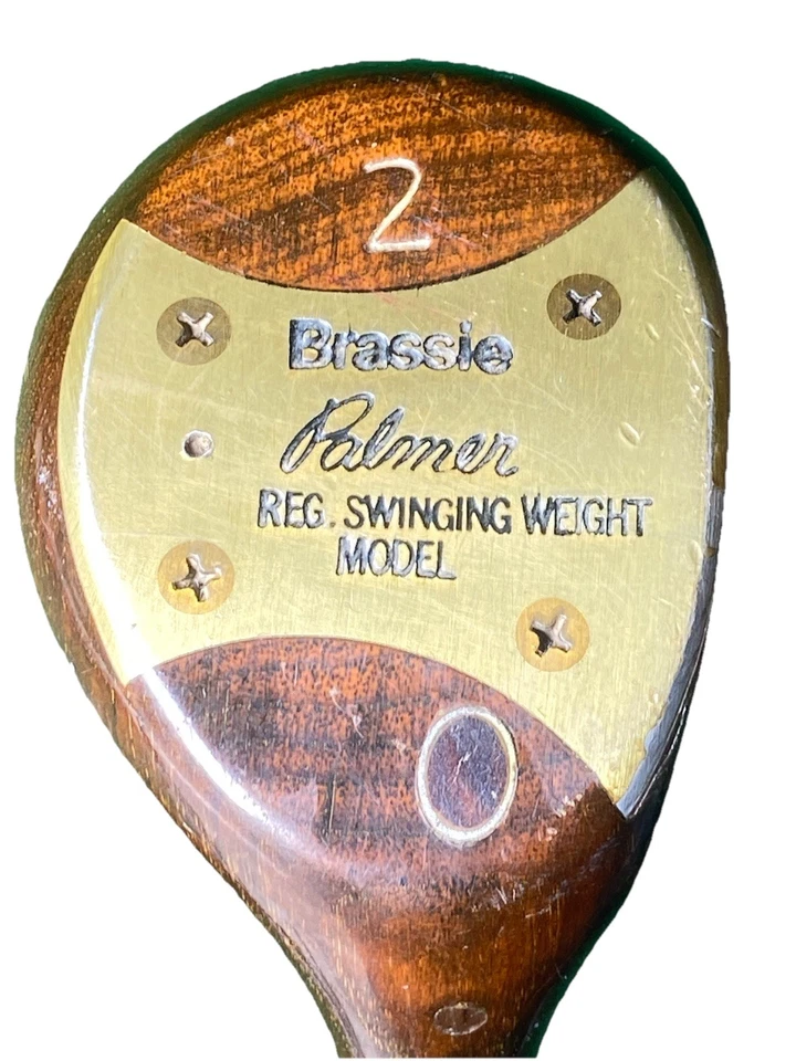 Juego de madera de caqui Arnold Palmer densibilizado 1w latón 2w cuchara 3w diestro acero HC's Foto 3 de 4