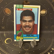1990 Topps - #381 Junior Seau (RC) Chargers HOF Rookie Card. rookie card picture