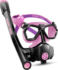 Full Face Snorkel Mask for Adults Teen, Snorkel Mask with Ear Equalization, Quic