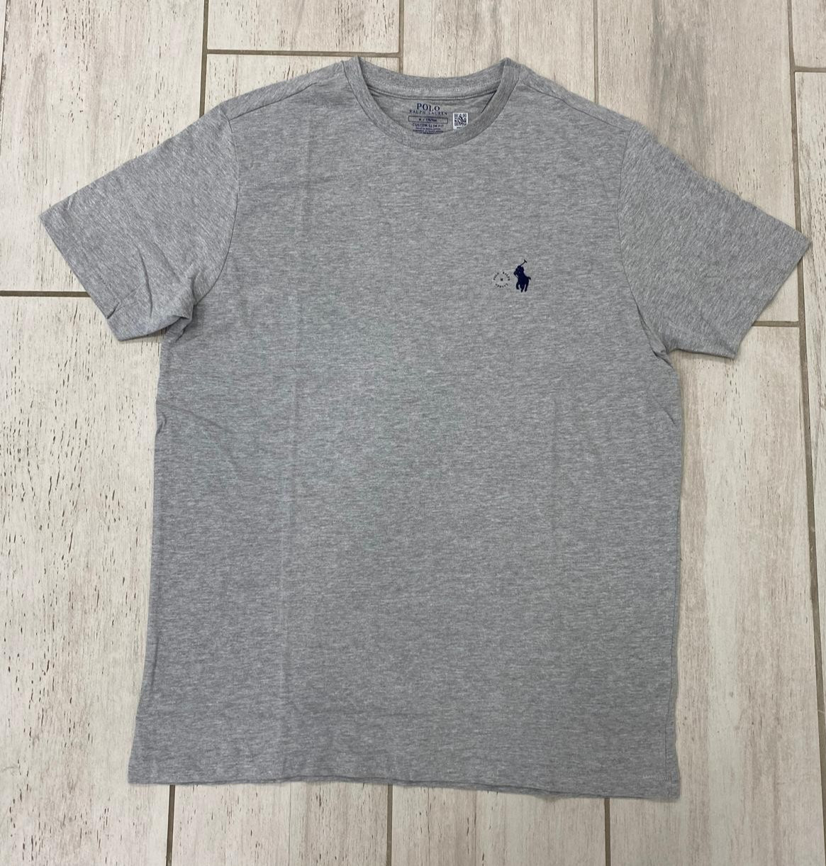 Polo Ralph Lauren Men's Custom Slim Fit Crewneck T-Shirt Navy , Gray -S, -XXL