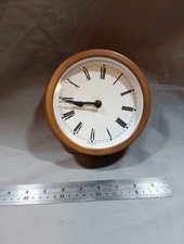 Vintage Copper Art Deco Wall Clock Simple Unique 17cm Diameter Made In Britain