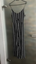 Jumpsuit Gr.36 Schwarz Weiß Gestreift, Lufti...