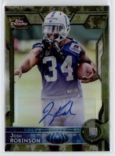 2015 Josh Robinson Topps Chrome Camo Refractor  Auto  RC 32/99    #198 (21C59)