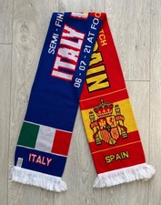 Italy vs Spain Semi Final 2021 Football Soccer Scarf One Size